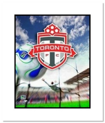 Toronto FC MLS Soccer "Team Logo" Double Matted 8" x 10" Photograph