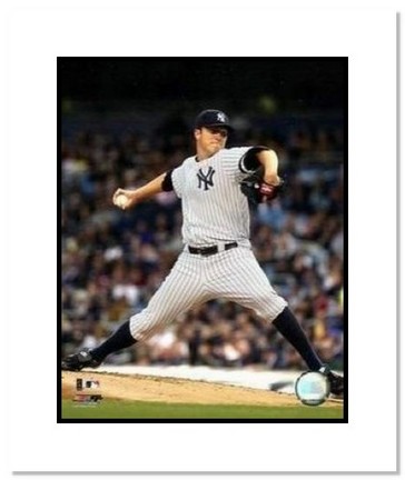 Phil Hughes New York Yankees MLB "Pitching" Double Matted 8" x 10" Photograph