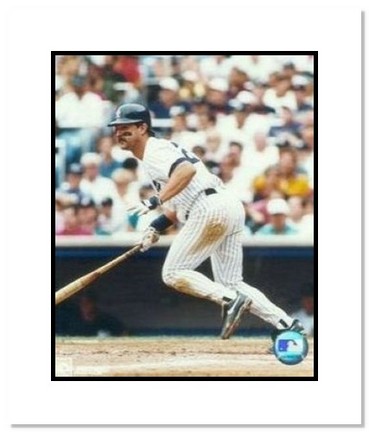 Don Mattingly New York Yankees MLB "Swinging" Double Matted 8" x 10" Photograph