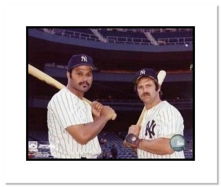 Thurman Munson and Chris Chambliss New York Yankees MLB "Teammates" Double Matted 8" x 10" Photograp
