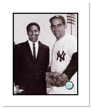 Yogi Berra and Phil Rizzuto New York Yankees MLB Double Matted 8" x 10" Photograph