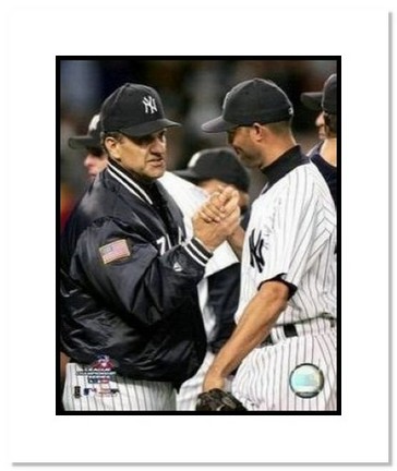 Joe Torre and Mariano Rivera New York Yankees MLB "Handshake" Double Matted 8" x 10" Photograph