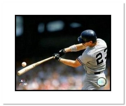 Don Mattingly New York Yankees MLB "Batting" Double Matted 8" x 10" Photograph