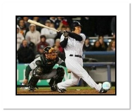 Hideki Matsui New York Yankees MLB "Swinging" Double Matted 8" x 10" Photograph