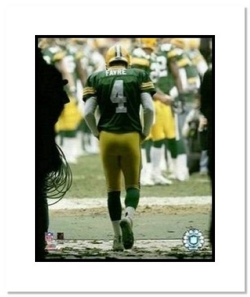 Brett Favre Green Bay Packers NFL "Last Game of 2005 Season" Double Matted 8" x 10" Photograph