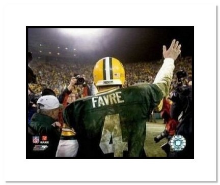 Brett Favre Green Bay Packers NFL "Last Game of 2006 Season" Double Matted 8" x 10" Photograph