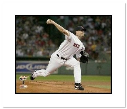 Josh Beckett Boston Red Sox MLB "2007 ALCS Pitching" Double Matted 8" x 10" Photograph