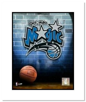 Orlando Magic NBA "Team Logo and Basketball" Double Matted 8" x 10" Photograph