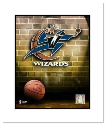 Washington Wizards NBA "Team Logo and Basketball" Double Matted 8" x 10" Photograph