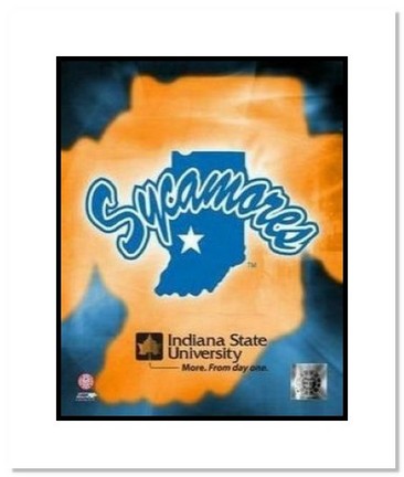 Indiana State Sycamores NCAA "Indiana State University Team Logo" Double Matted 8" x 10" Photograph