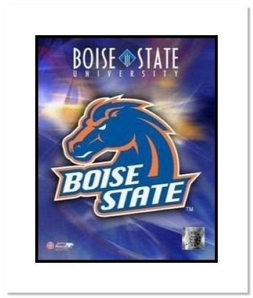 Boise State Broncos NCAA "Boise State University Team Logo" Double Matted 8" x 10" Photograph