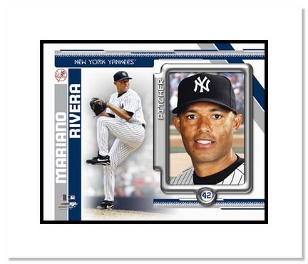 Mariano Rivera New York Yankees MLB "2010 Player Collage" Double Matted 8" x 10" Photograph