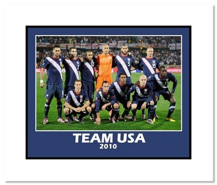 2010 Team USA "World Cup Starting Eleven 2" Double Matted 8" x 10" Photograph