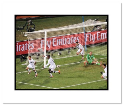 Landon Donovan (USA) "2010 at World Cup 'The Goal' Celebration 2" Double Matted 8" x 10" Photograph