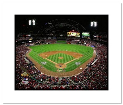 St. Louis Cardinals 2011 World Series "Busch Stadium Game 1 Field" Double Matted 8" x 10" Photograph