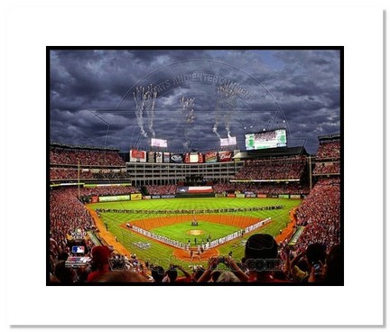 Texas Rangers 2011 World Series "Ballpark at Arlington Park Game 3 Field" Double Matted 8" x 10" Pho