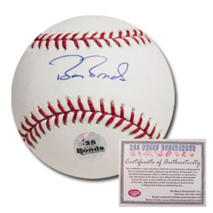 Barry Bonds San Francisco Giants Autographed Rawlings MLB Baseball