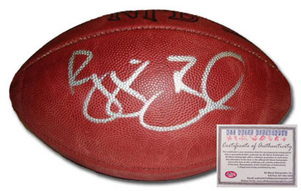 Reggie Bush New Orleans Saints NFL Autographed Football