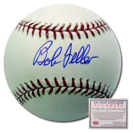 Bob Feller Cleveland Indians Autographed Rawlings MLB Baseball