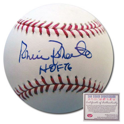 Robin Roberts Philadelphia Phillies Autographed Rawlings MLB Baseball with "HOF 76" Inscription