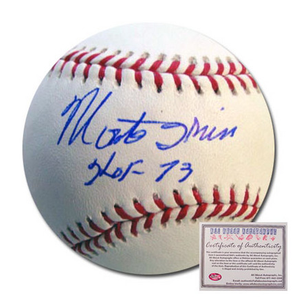 Monte Irvin San Francisco Giants Autographed Rawlings MLB Baseball with "HOF 73" Inscription