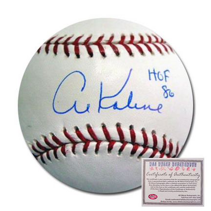 Al Kaline Detroit Tigers Autographed Rawlings MLB Baseball with "HOF 86" Inscription
