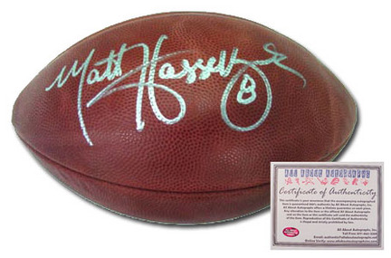 Matt Hasselbeck Seattle Seahawks NFL Autographed Football
