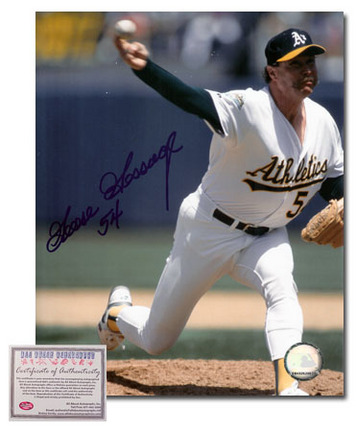 Goose Gossage Autographed "Oakland Athletics Pitching" 8" x 10" Photograph (Unframed)