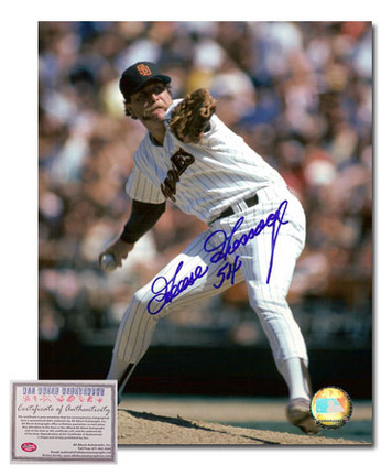 Goose Gossage Autographed "San Diego Padres Pitching" 8" x 10" Photograph (Unframed)