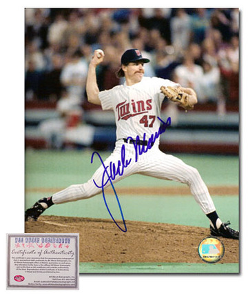 Jack Morris Autographed "Home Jersey" 16" x 20" Photograph (Unframed)