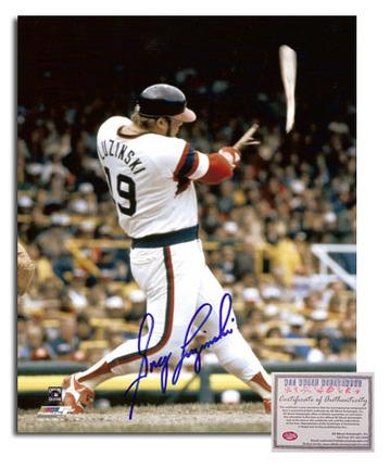 Greg Luzinski Autographed "Swinging" 8" x 10" Photograph (Unframed)