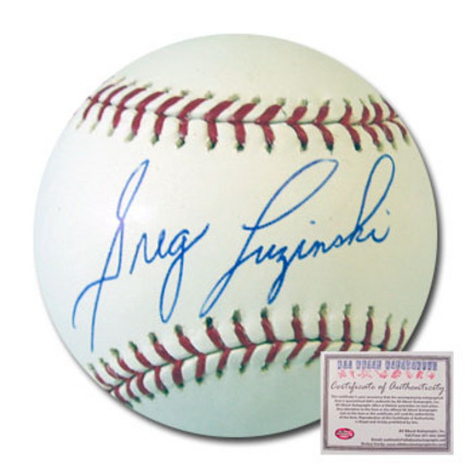 Greg Luzinski Autographed Rawlings MLB Baseball