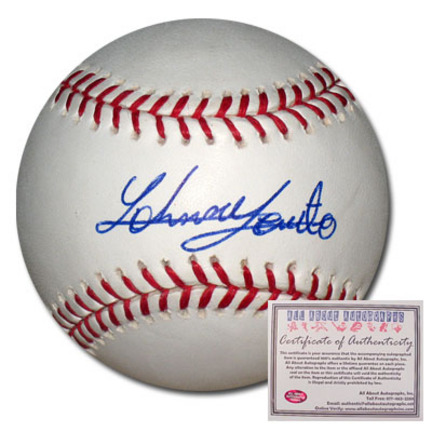 Johnny Cueto Autographed Rawlings MLB Baseball