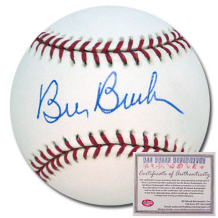 Bill Buckner Autographed Rawlings MLB Baseball