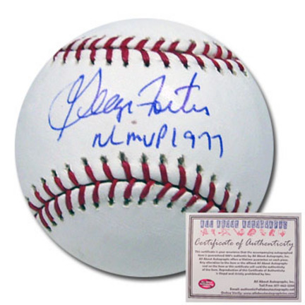 George Foster Autographed Rawlings MLB Baseball with "NL MVP 1977" Inscription