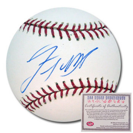 Lastings Milledge Autographed Rawlings MLB Baseball