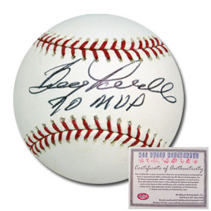 Boog Powell Autographed Rawlings MLB Baseball with "70 MVP" Inscription