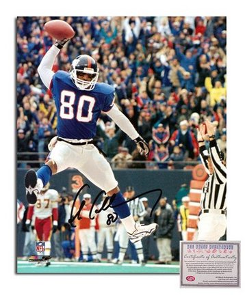 Chris Calloway New York Giants Autographed 8" x 10" Spiking Ball Photograph with "80" Inscription (U