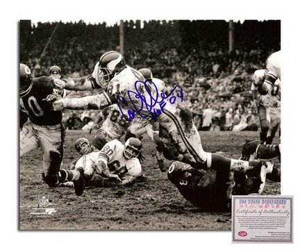 Carl Eller Minnesota Vikings Autographed 8" x 10" Tackling Gale Sayers Photograph with "HOF 04" Insc