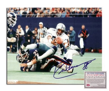 Drew Pearson Dallas Cowboys Autographed 8" x 10" Catching vs. New York Giants Photograph with "88" I