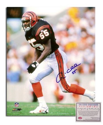 Andre Collins Cincinnati Bengals Autographed 8" x 10" Photograph with "55" Inscription (Unframed)