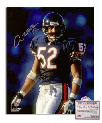 Andre Collins Chicago Bears Autographed 8" x 10" Photograph with "52" Inscription (Unframed)