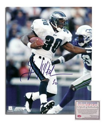 Brian Mitchell Philadelphia Eagles Autographed 8" x 10" Photograph with "30" Inscription (Unframed)