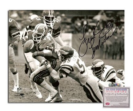 Frank LeMaster Philadelphia Eagles Autographed 8" x 10" vs. Atlanta Falcons Photograph with "#55" In