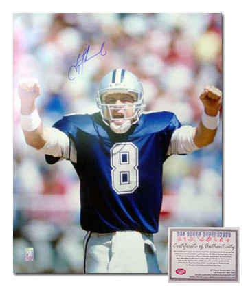 Troy Aikman Dallas Cowboys Autographed 16" x 20" Photograph (Unframed)