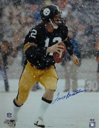 Terry Bradshaw Pittsburgh Steelers NFL Autographed "Snow" 16" x 20" Photograph
