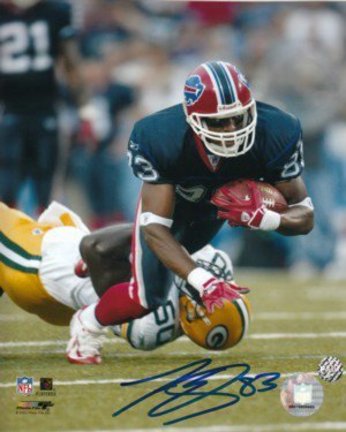 Lee Evans Buffalo Bills NFL "Blue Jersey" Autographed 8" x 10" Photograph