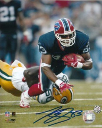 Lee Evans Buffalo Bills NFL "Blue Jersey" Autographed 8" x 10" Photograph