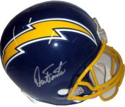 Dan Fouts San Diego Chargers NFL Autographed Full Size Replica Helmet