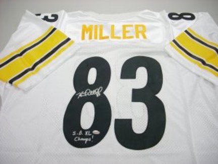Heath Miller Pittsburgh Steelers NFL Autographed Authentic White Jersey